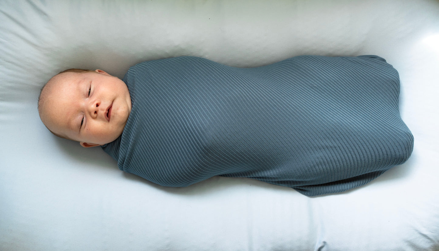 Ribbed Knit Swaddle
