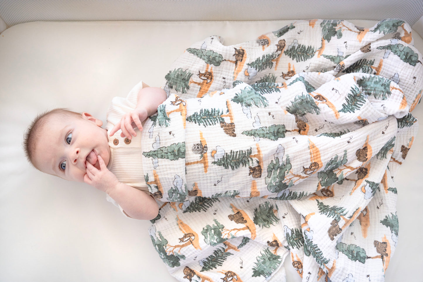 Double Cotton Gauze Swaddle